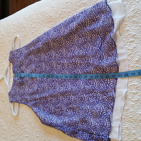 NWT size M Calvin Klein blue pattern tank - Picture 9 of 9